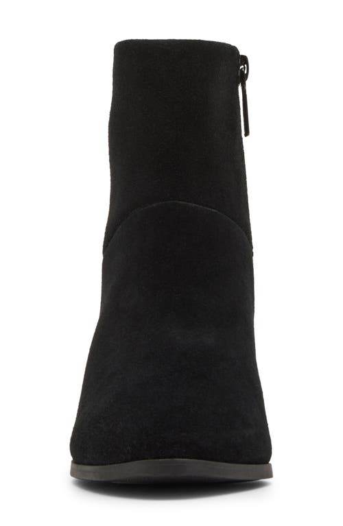 Blondo Amy Waterproof Ankle Bootie In Black Suede