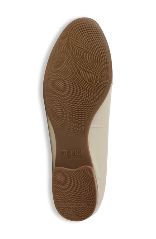 Shop Munro Tanya Bit Loafer In Cream Lamb