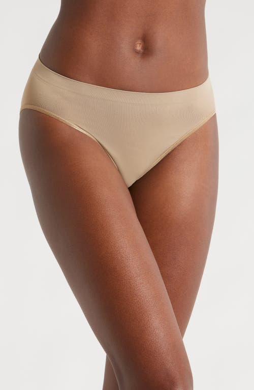 Touch Feeling High Cut Briefs in Deep Taupe