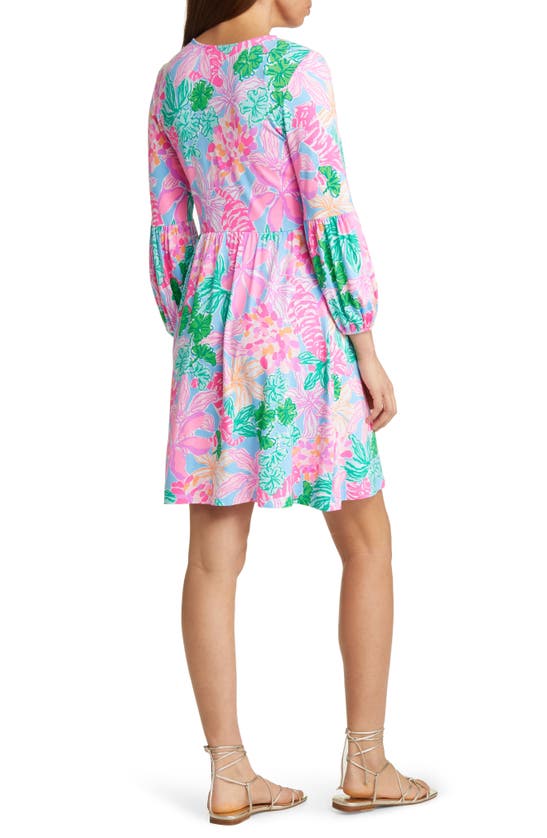 Lilly Pulitzer Auralia Floral Print Fit & Flare Dress In Multi Tigers