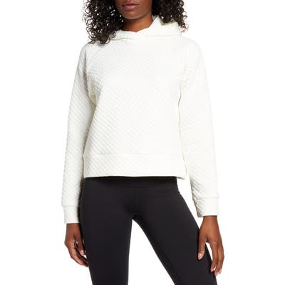New Balance Heat Loft Crop Hoodie, White