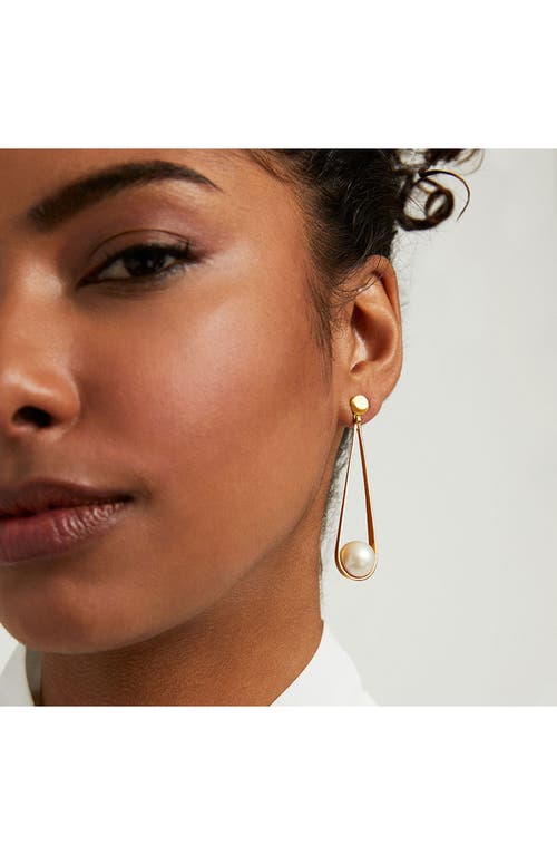 Shop Dean Davidson Ipanema Drop Earrings In Pearl/gold