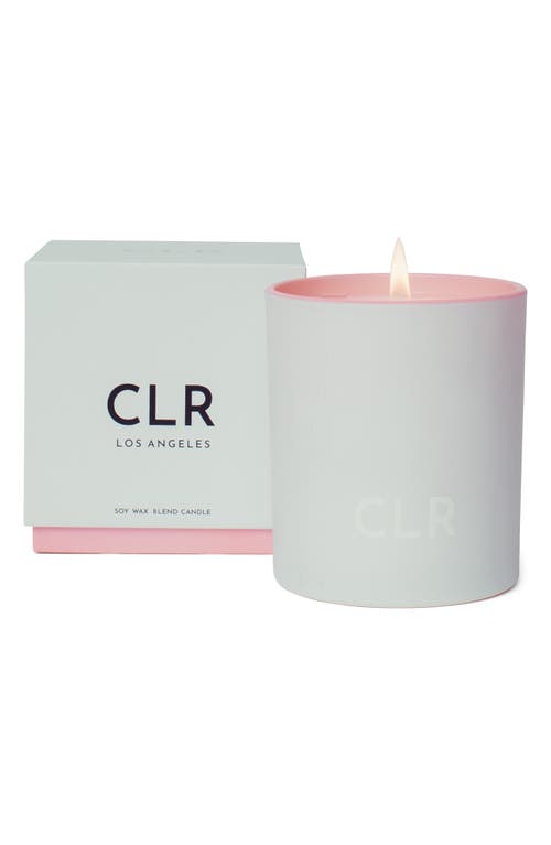 Clr Light Pink Scented Candle In Light Pink