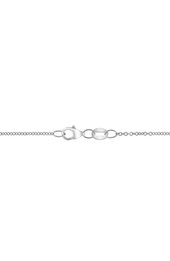 Effy 14k White Gold Diamond & London Blue Topaz Heart Pendant Necklace In Blue