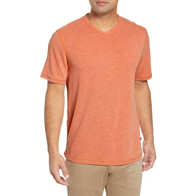 Tommy Bahama Tropicool Paradise V-Neck T-Shirt, Red
