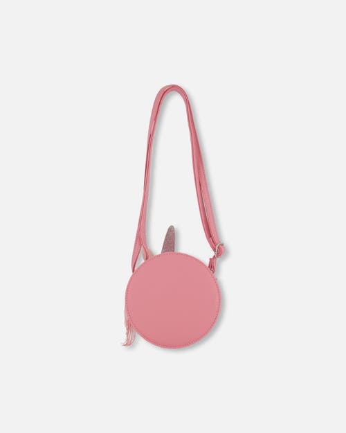 Shop Deux Par Deux Girl's Pu Unicorn Bag Pink In Pink Unicorn