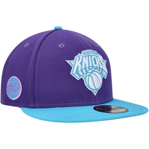 New Era CreamBlue New York Knicks 2022 NBA Draft 59FIFTY Fitted Hat