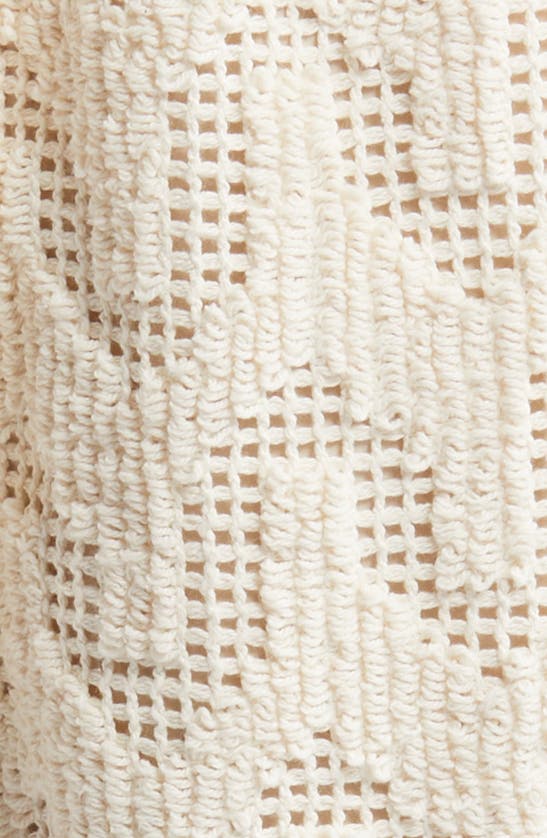 Oas Atlas Crochet Drawstring 5.5 Shorts In Off White