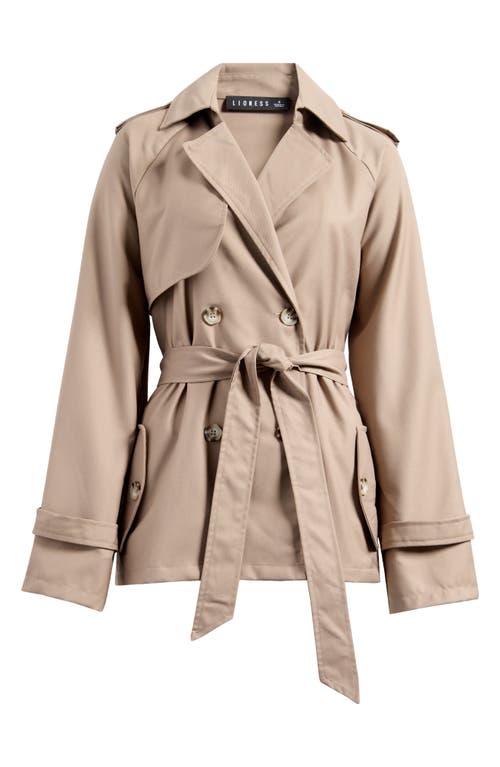 LIONESS LIONESS TRENCHEROUS CROP COAT 