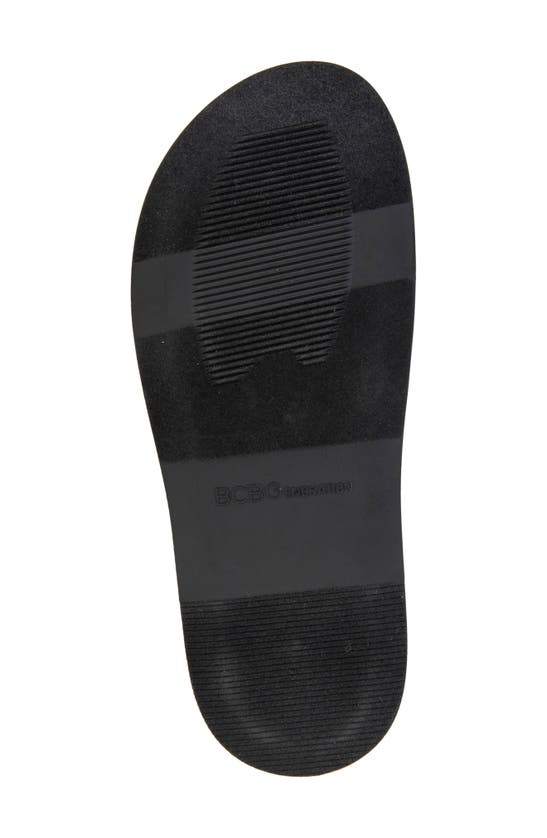 Shop Bcbgeneration Bcbg Beena Platform Sandal In Black-white Boucle