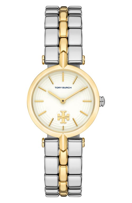 Tory Burch The Kira Two-Tone Bracelet Watch, 30mm 