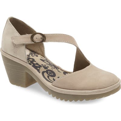 Fly London Wako Pump - Beige