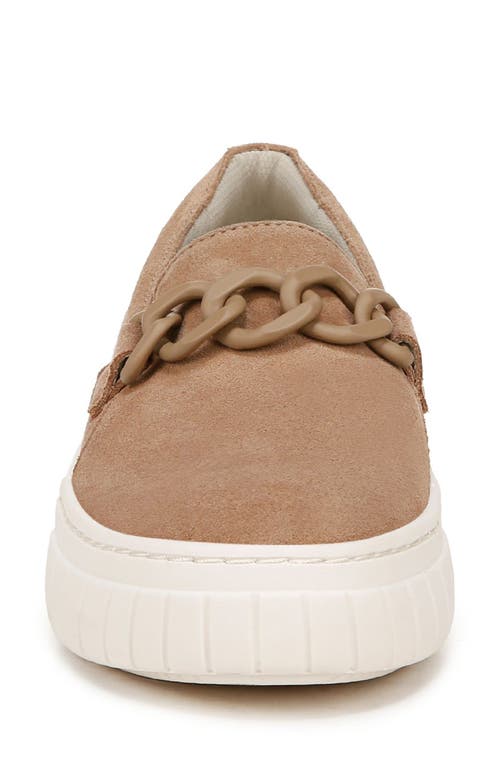 Naturalizer Daphne Slip-on Platform Sneaker In Camel Brown Suede
