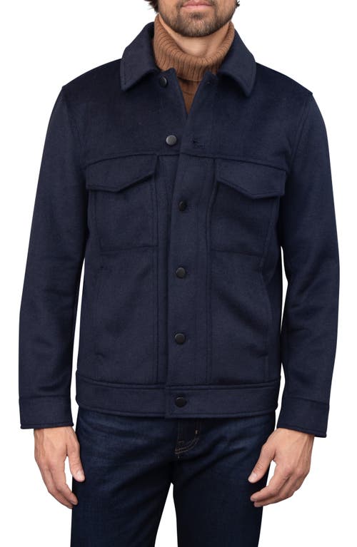 Bagatelle Double Faced Jacket In Navy