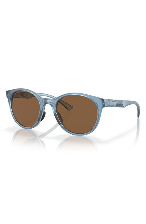 Oakley Spindrift Prizm Bronze Round Ladies Sunglasses Oo9474 947411 52 In Blue/bronze