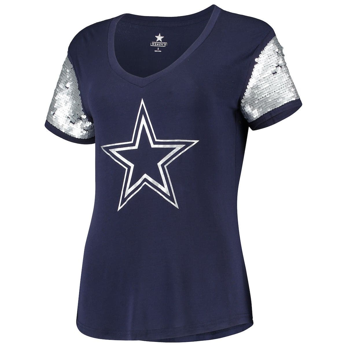 sequin dallas cowboy shirt