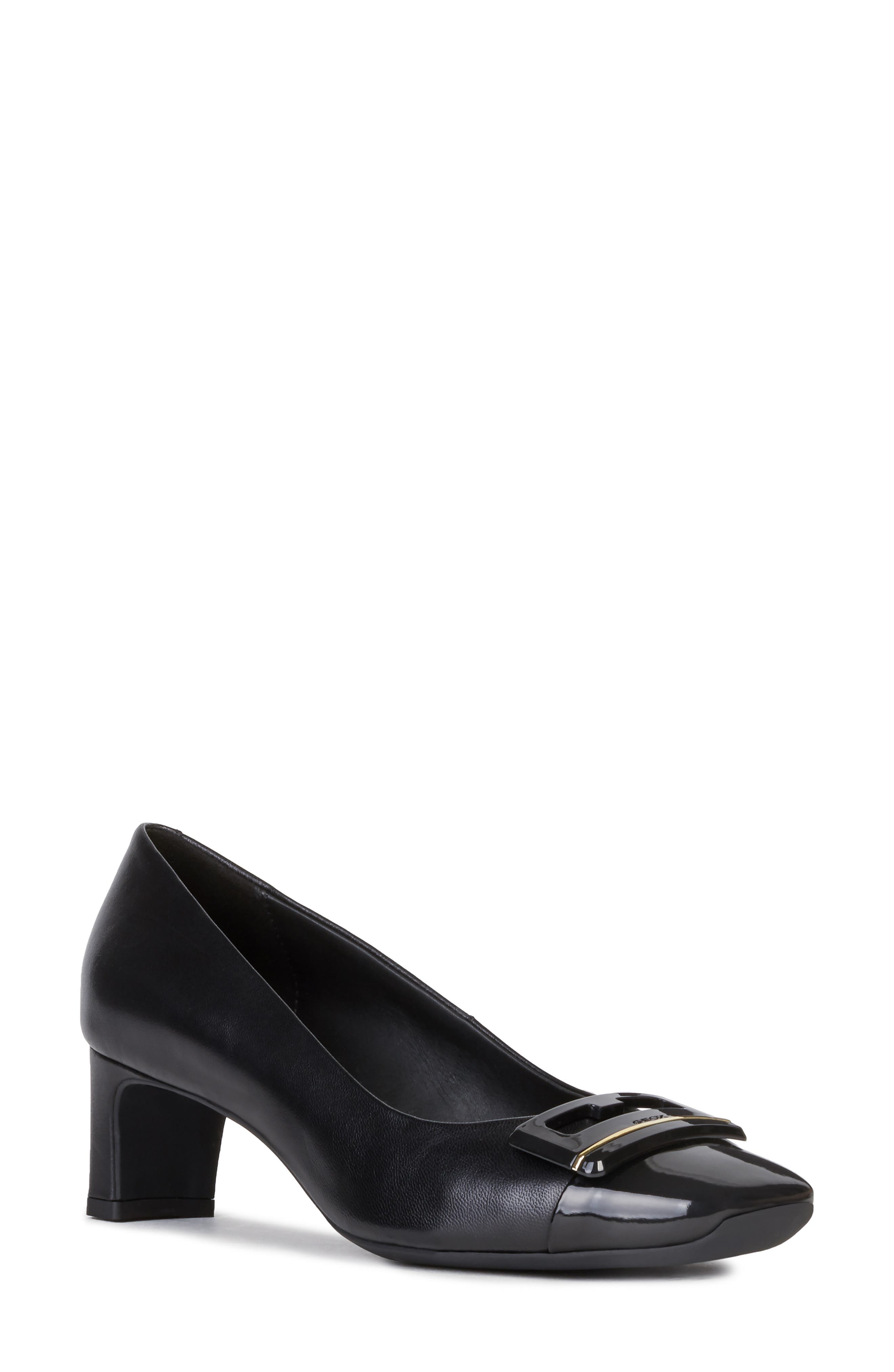 Geox Vivyanne Cap Toe Pump - Black