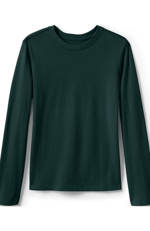 LANDS' END LANDS' END SCHOOL UNIFORM GIRLS LONG SLEEVE ESSENTIAL T-SHIRT
