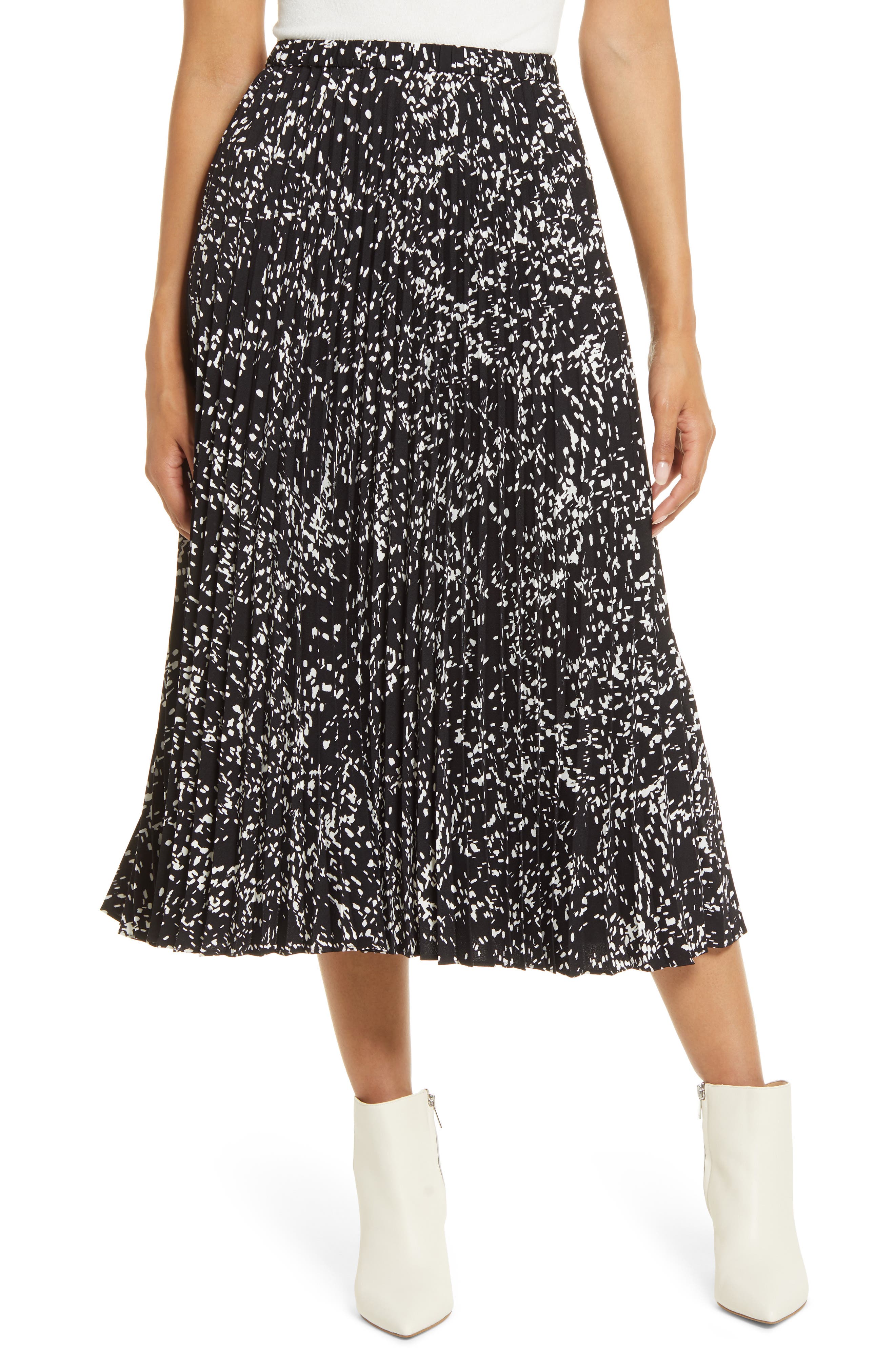 Halogen | Pleated Midi Skirt | Nordstrom Rack