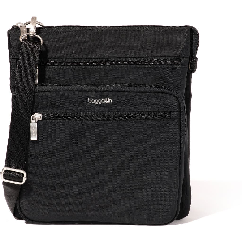 Baggallini Out And About Crossbody Bag In Black