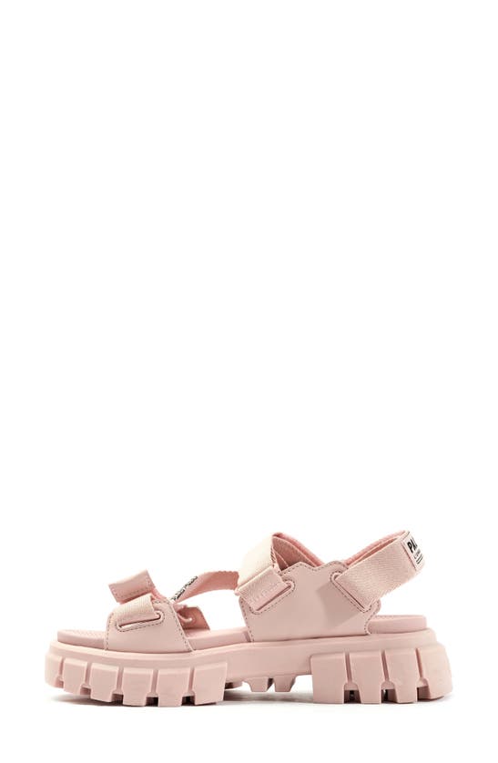 Palladium Revolt Mono Platform Sandal In Rose Smoke