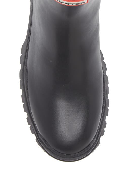 Shop Hunter Winica Waterproof Leather Chelsea Boot In Black