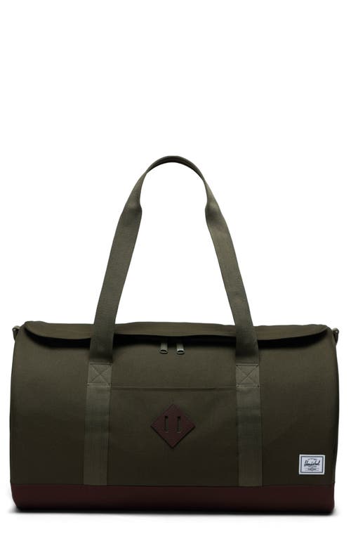 Heritage Duffle Bag in Ivy Green/Chicory Coffee