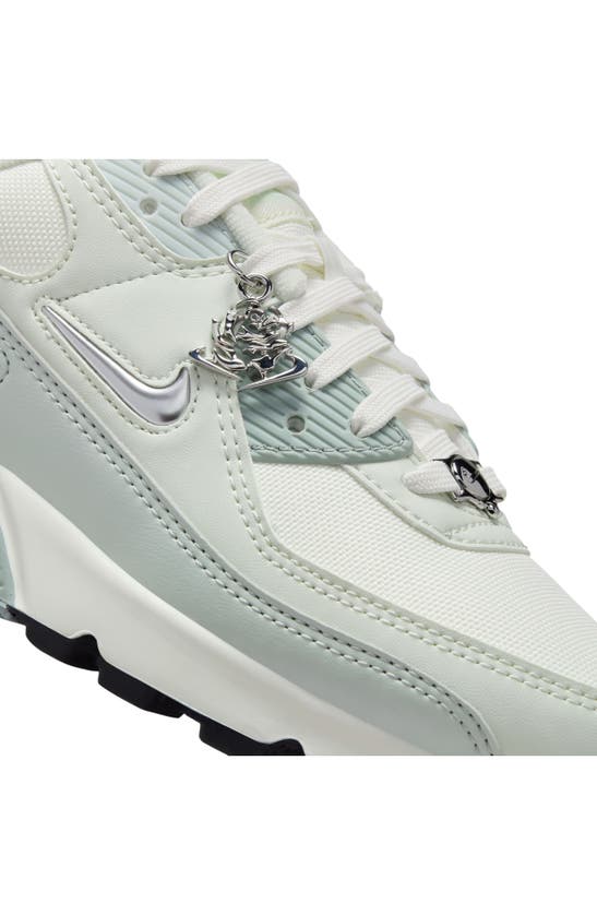 Shop Nike Air Max 90 Se Sneaker In Sail/ Silver/ Sea Glass