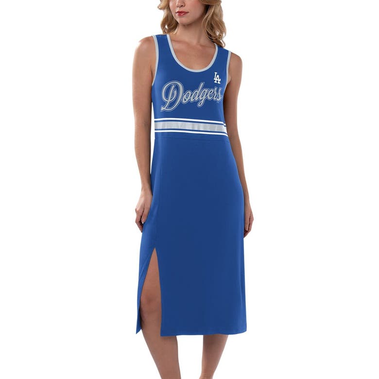 Shop G-iii 4her By Carl Banks Royal Los Angeles Dodgers Main Field Maxi Dress