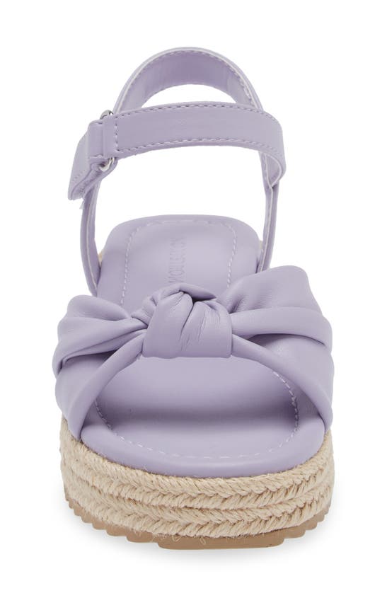 Shop Nordstrom Kids' Bren Espadrille Wedge Sandal In Purple Petal