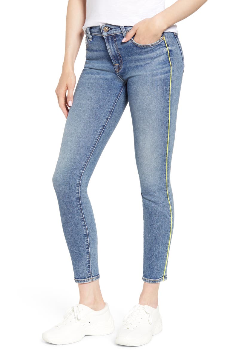 7 For All Mankind Piped Ankle Skinny Jeans Luxe Vintage Muse Nordstrom