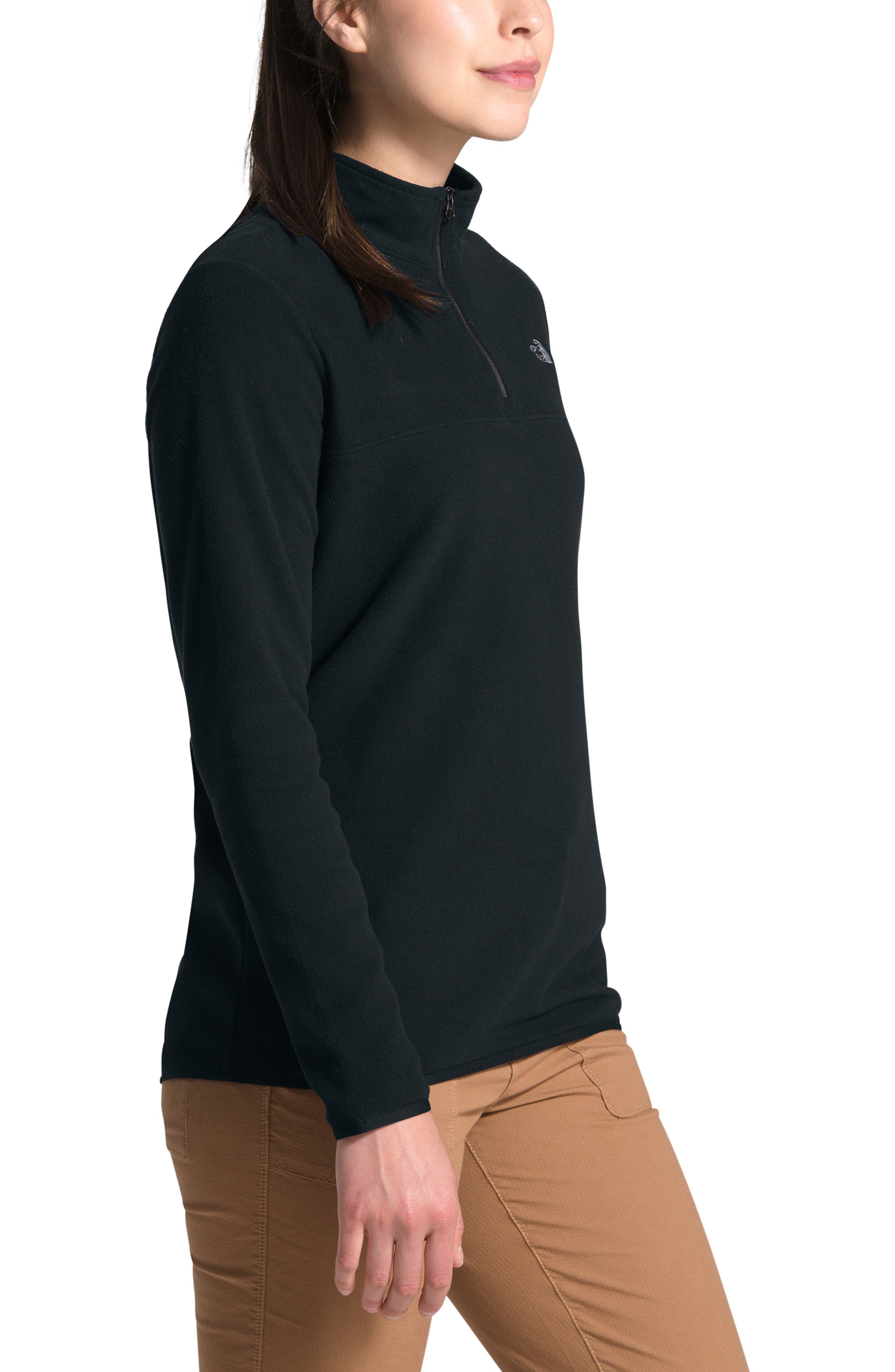 north face glacier quarter zip fleece