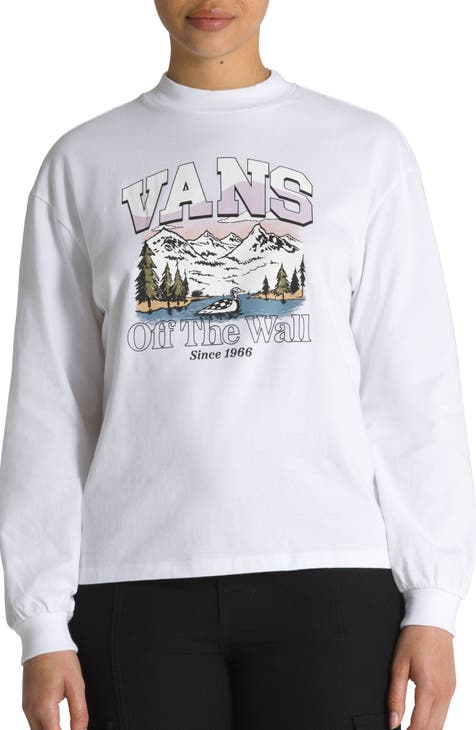 Off the Wall Springs Long Sleeve Mock Neck Graphic T-Shirt