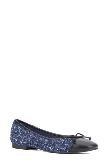 NEW YORK AND COMPANY NEW YORK AND COMPANY PATRICIA CAP TOE FLAT