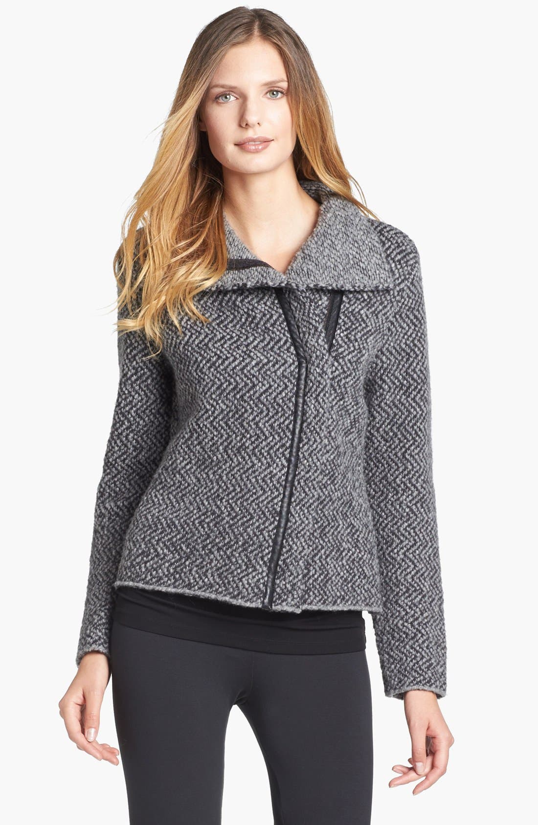 Eileen Fisher 'Eco Pebble' Herringbone Jacket Nordstrom