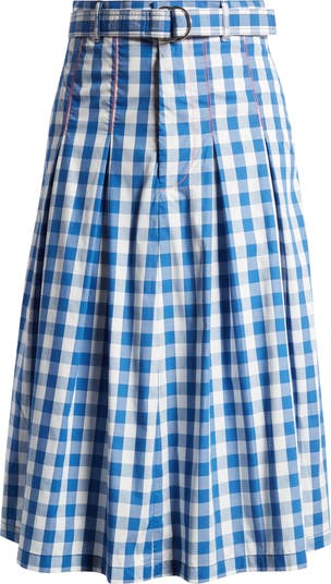 Gingham 2025 skirt nordstrom