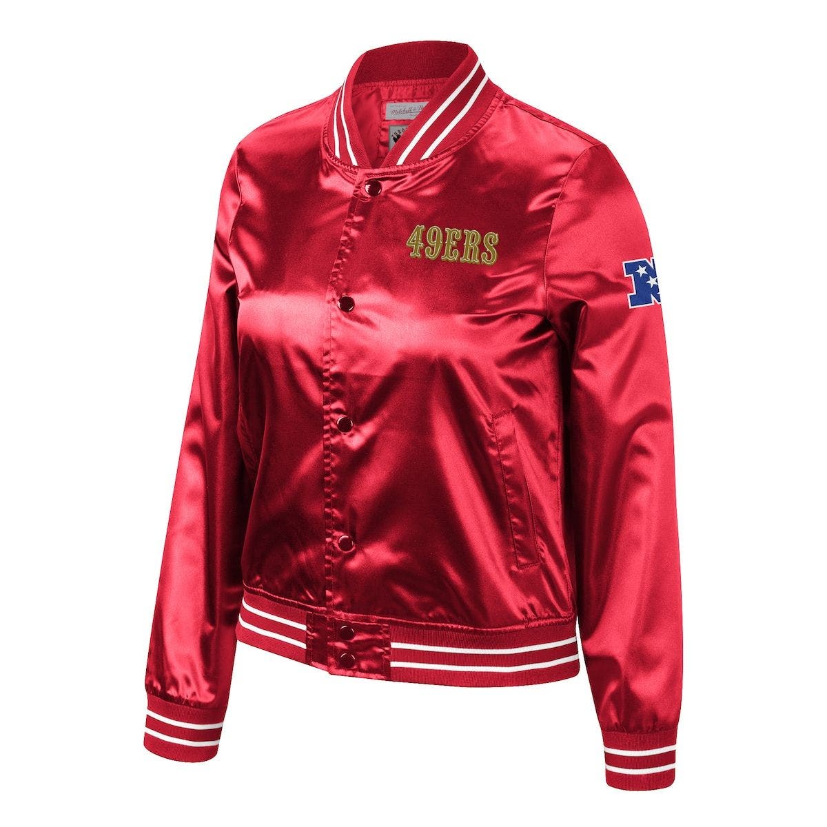 Men's Mitchell & Ness Scarlet San Francisco 49ers 75th Anniversary