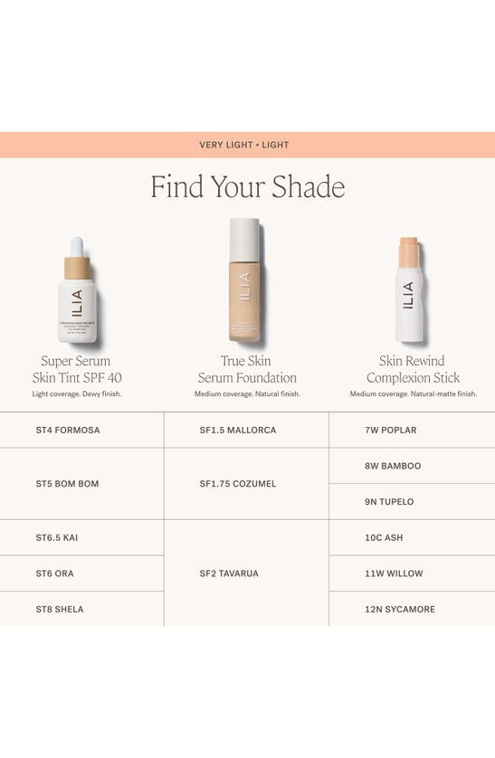 Ilia Skin Rewind Blurring Foundation And Concealer Complexion Stick 10c Ash 0.35 oz / 10 G In 10c - Ash Light Cool