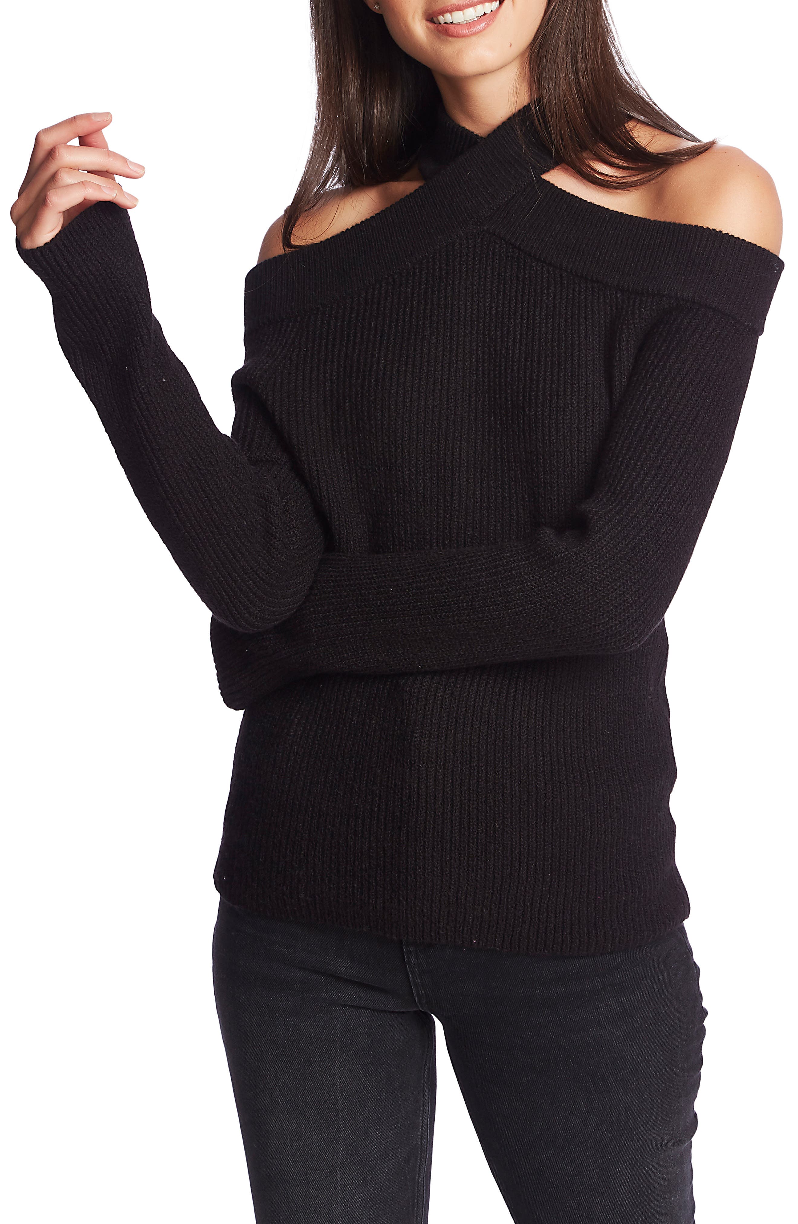 nike cold shoulder sweatshirt