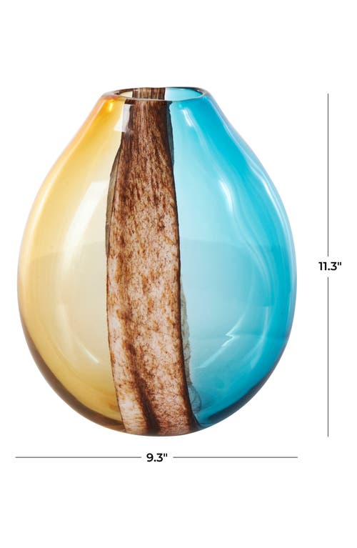 Vivian Lune Home Multicolored Glass Vase In Multi Colored