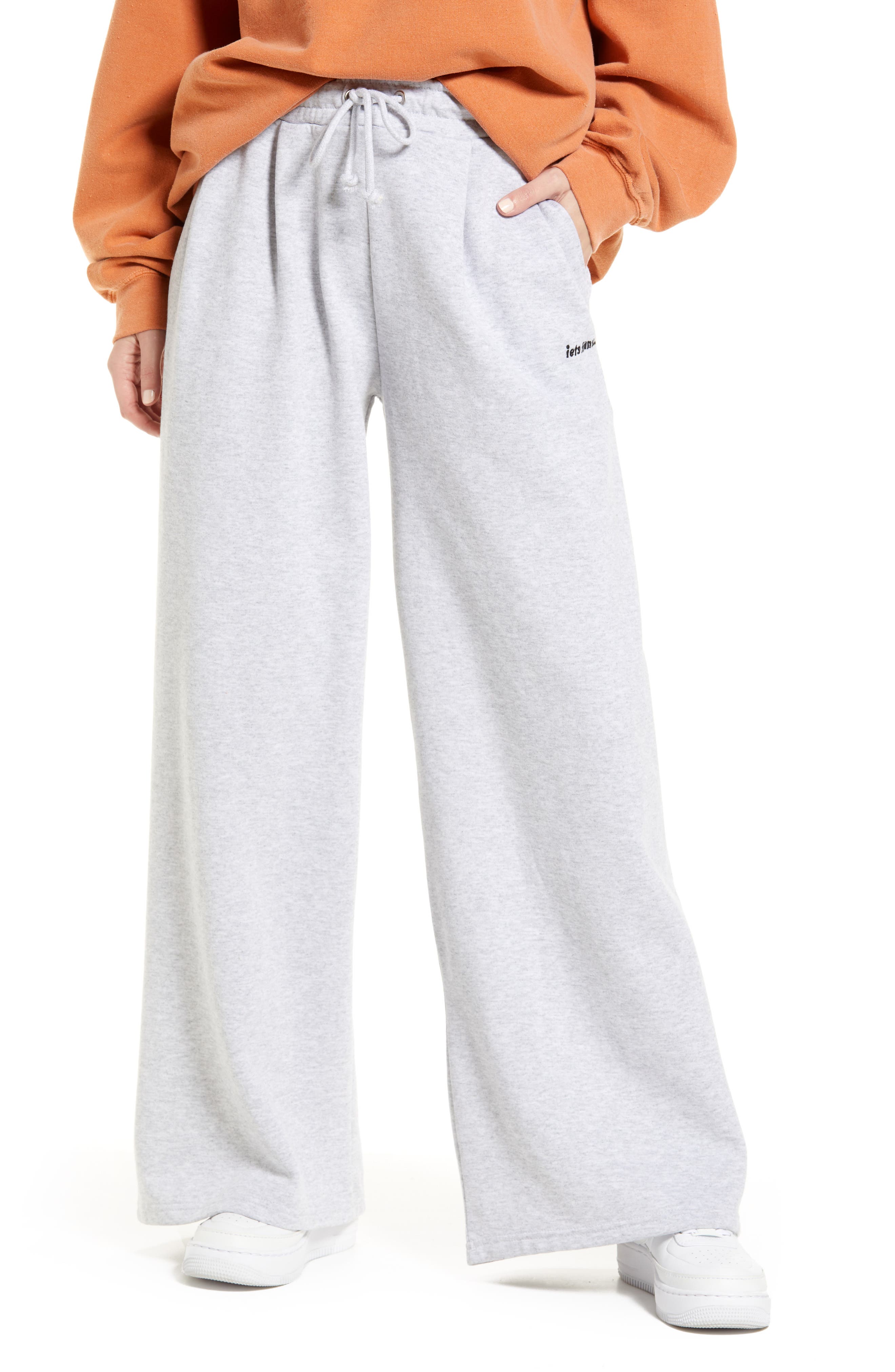 wide leg knitted pants