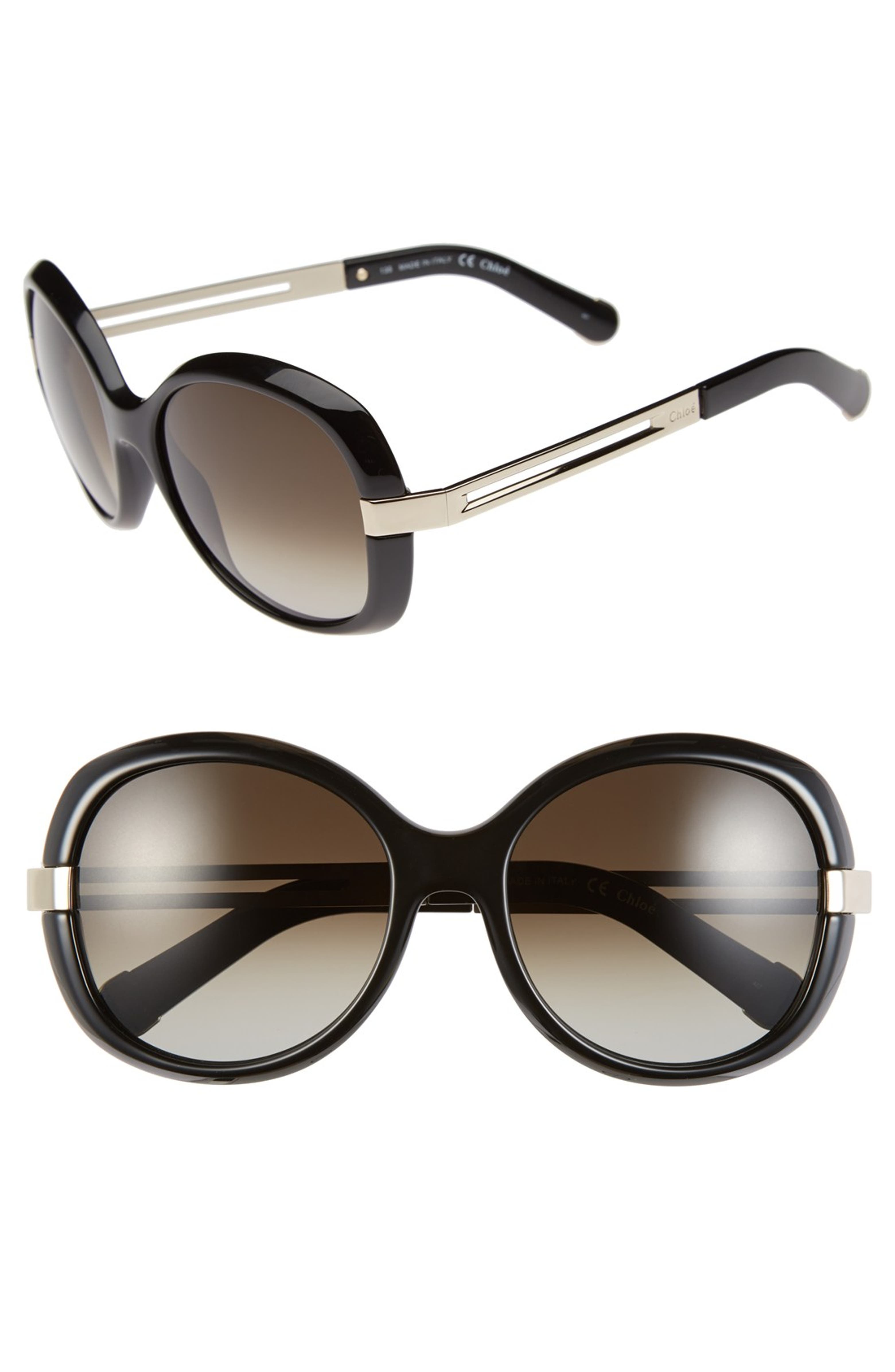 Chloé 'Bianca' 55mm Gradient Sunglasses | Nordstrom