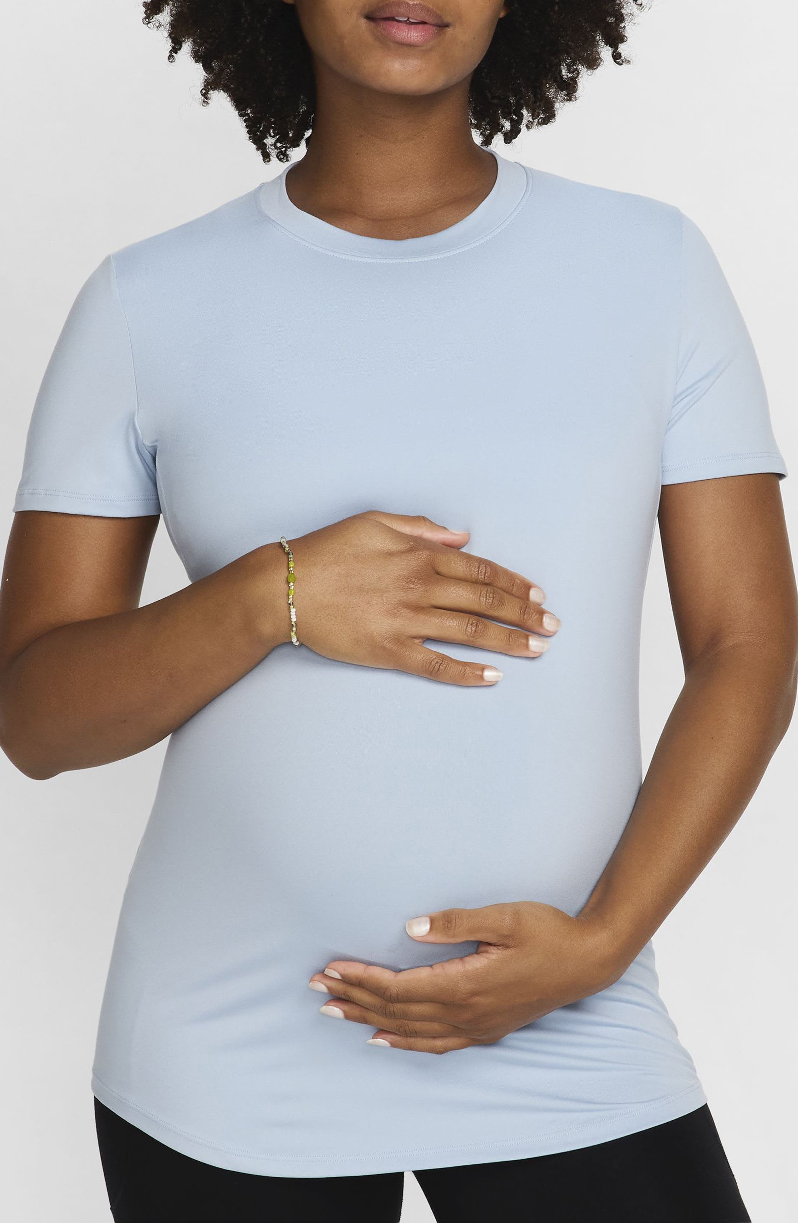 Light Blue Maternity Tops