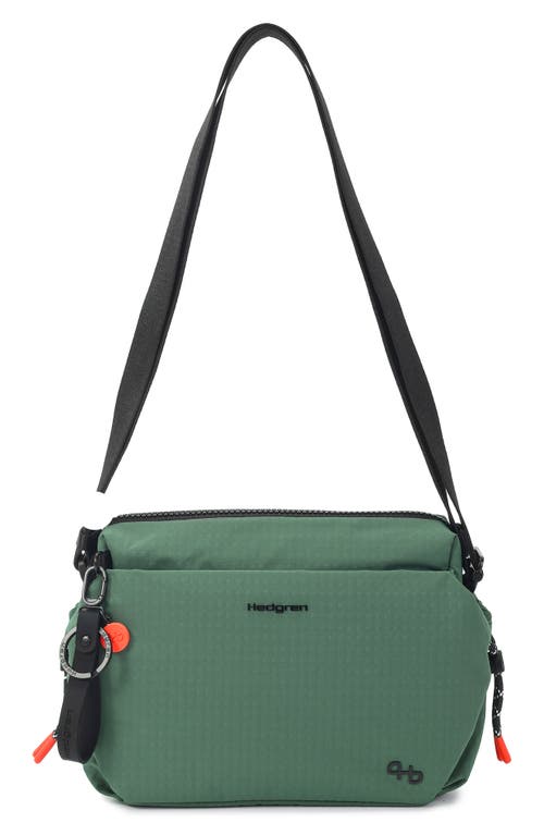 Shop Hedgren Kosho Water Repellent Crossbody Bag In Duck Green