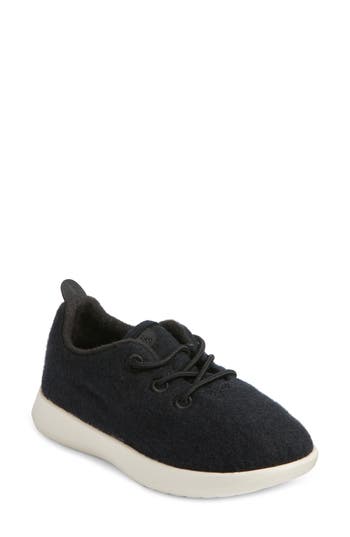 Allbirds Wool Runner Fluff Sneaker In Natural Black