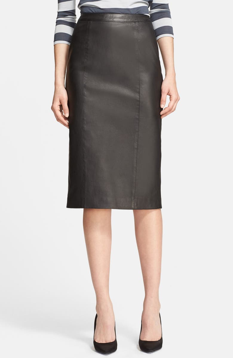 Burberry London Leather Pencil Skirt | Nordstrom