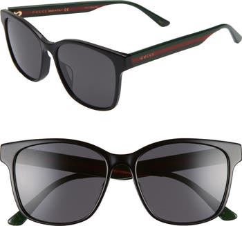 Gucci 56mm sale sunglasses