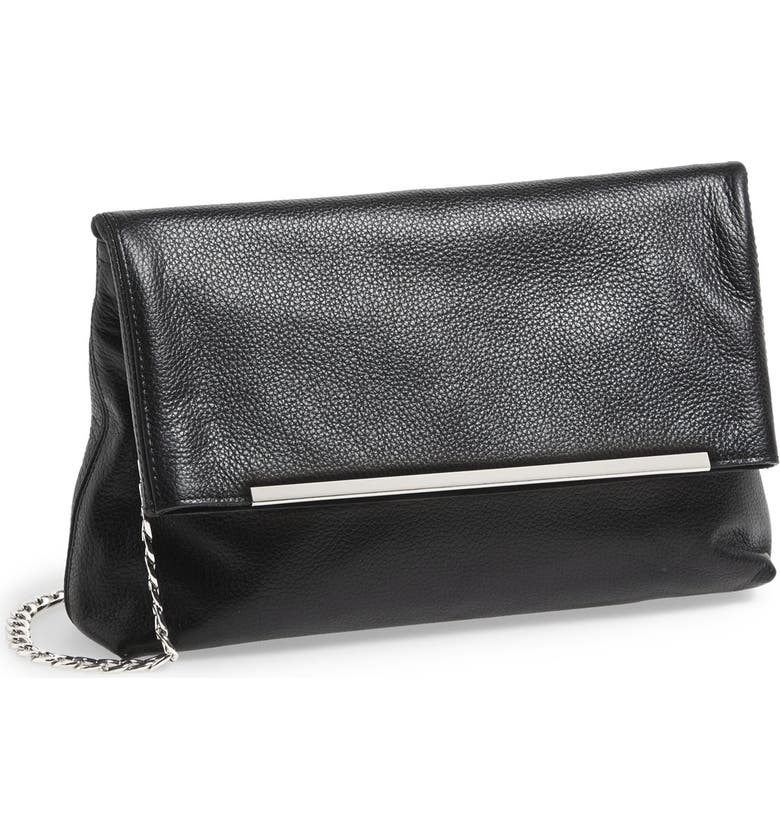 HALOGEN<SUP>®</SUP> Foldover Crossbody Bag, Main, color, Black