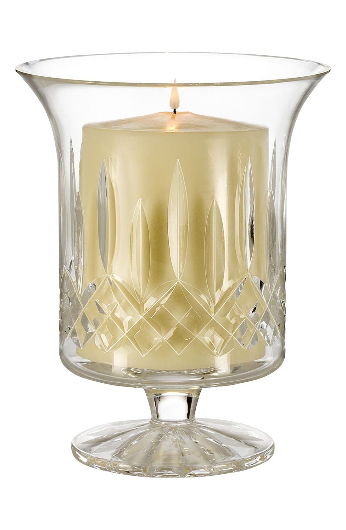 Waterford 'Lismore' Lead Crystal Footed Hurricane Nordstrom