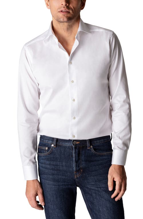 Eton Contemporary Fit Twill Dress Shirt at Nordstrom